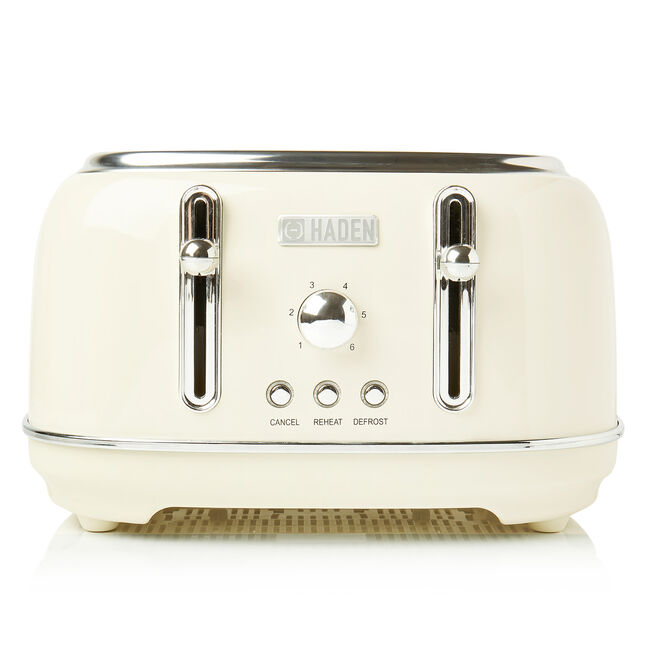 Haden Highclere 4 Slice Cream Toaster 